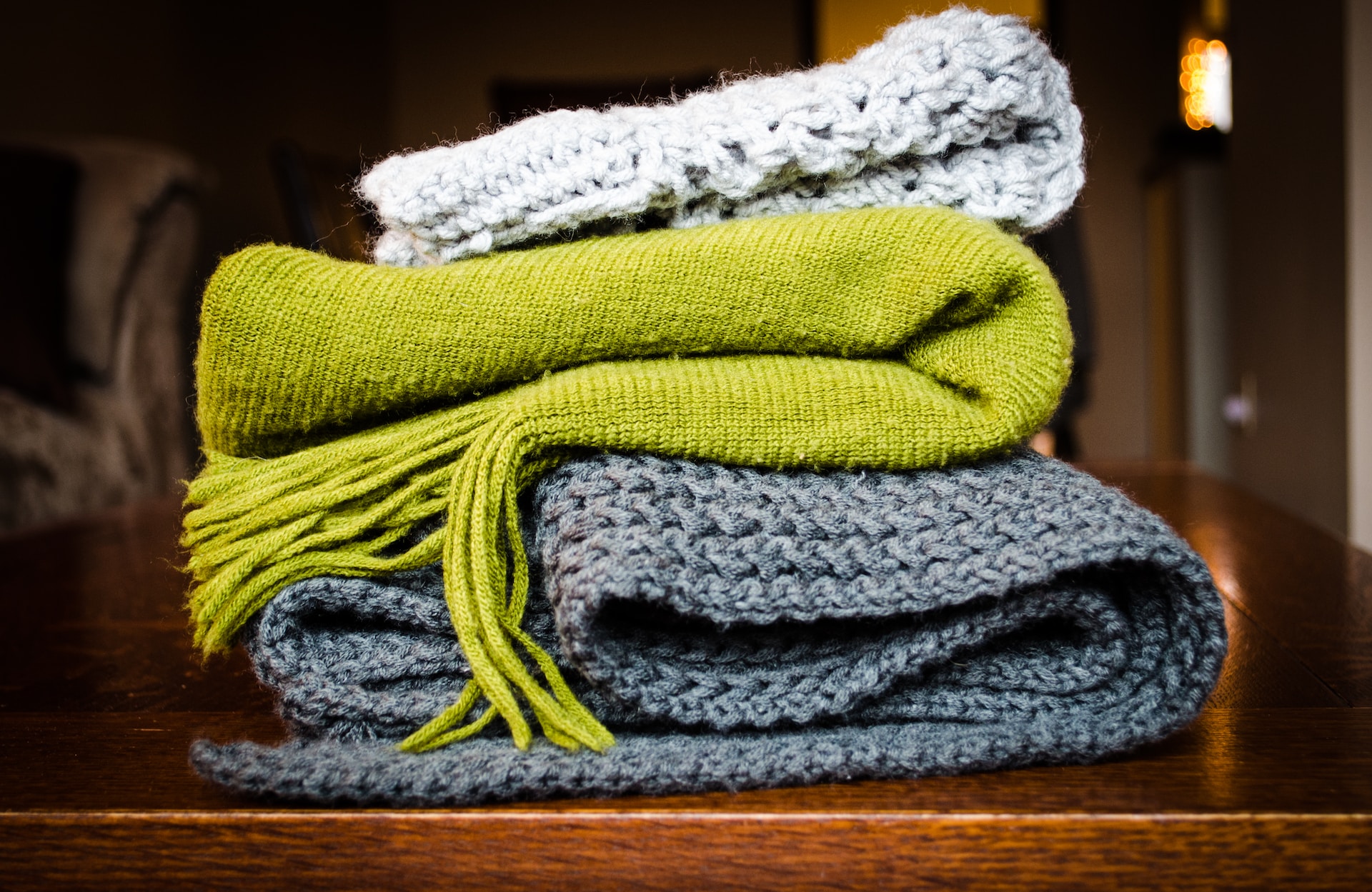 Набор для вязания шарфа с косами - Подарки для любителей рукоделия